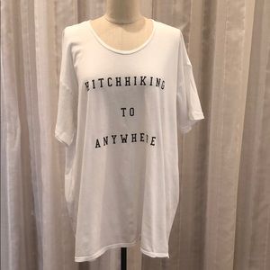 Declared “ Hitchhiking To Anywhere” Graphic Tee